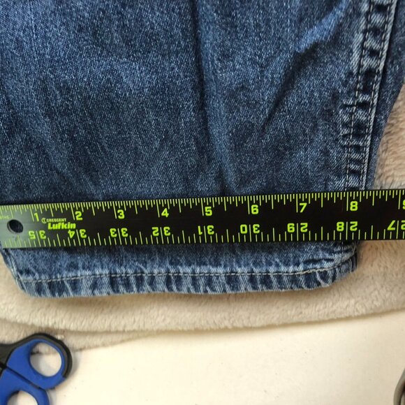 Lee Mens Jeans Size 29 Blue Denim Straight Leg Riveted Vintage Classic Casual - Picture 6 of 14